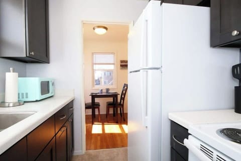 Full size refrigerator.  