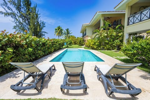 Relax in a pool just minutes away from beautiful beaches and top restaurants.