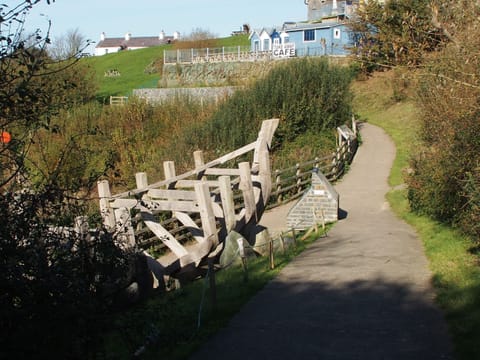 Boat on Top Of Dyffryn Beach
