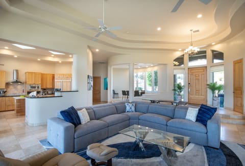 living room that fits a large group