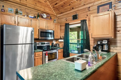 Hamilton beach coffee/cup. We provide our favorite beans and grinder too.