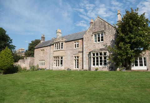 View of West House and the main house.
