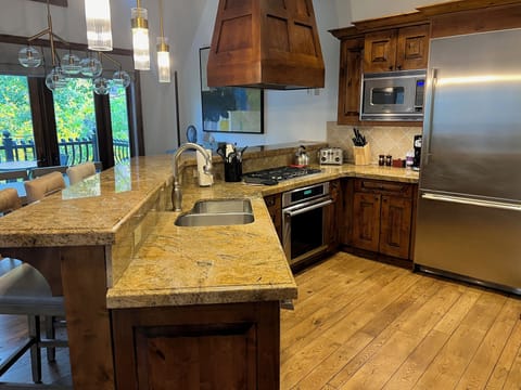 Kitchen with all modern appliances