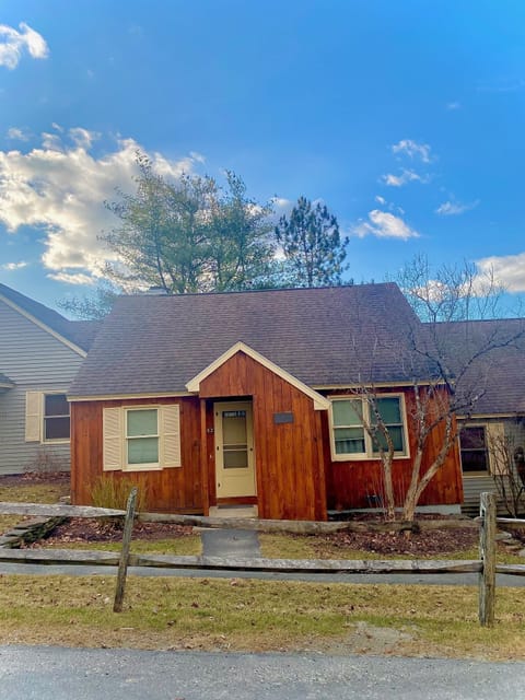 Exterior of our cabin