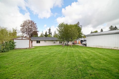 Large fence backyard 