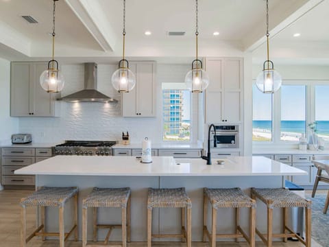 Kitchen with Island Seating  - Third Floor