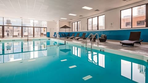 Swim a few laps in this calm, indoor pool oasis.