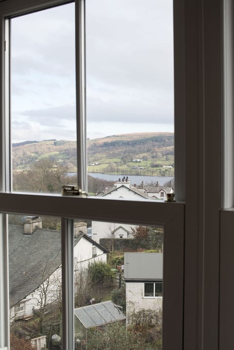 Netherbeck Cottage view of Coniston Water from bedroom
