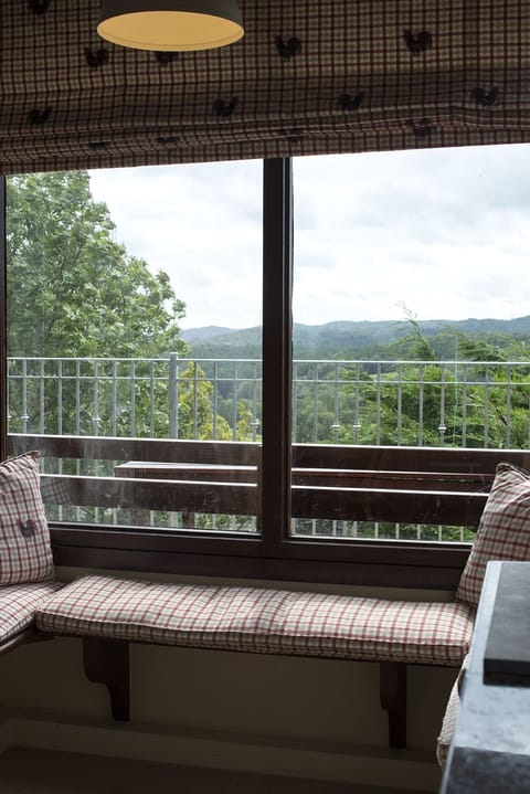 Window seat in Tower Cottage