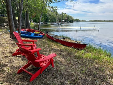 Private beach to enjoy water activity or relaxation