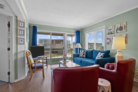 Living Room With A Deck