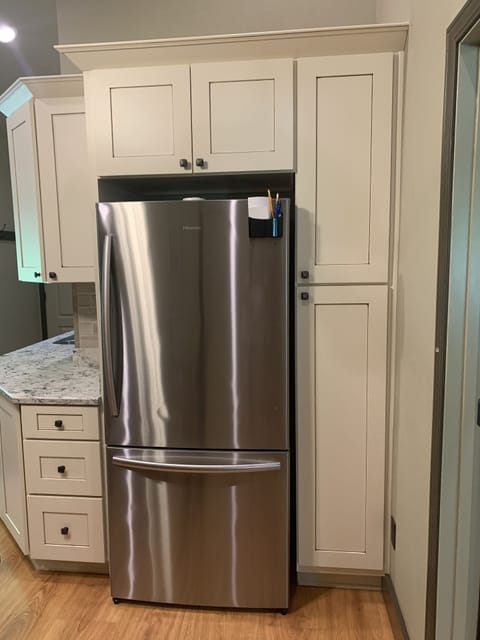 Fully stocked kitchen for all your cooking needs.