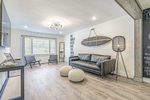 Very spacious living area.