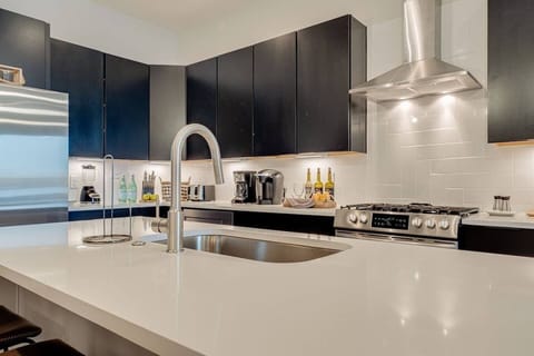 Use our kitchen island to prepare your meals