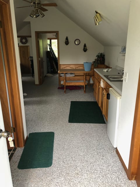 garage apartment living room