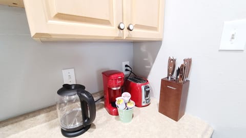 Coffee maker, toaster, kettle