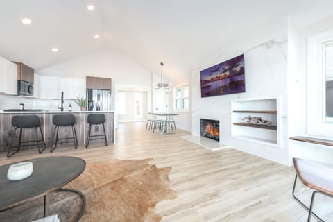 View from the deck looking in. 