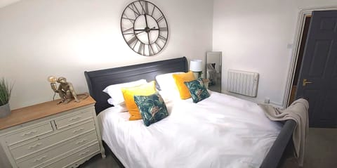 Spacious master bedroom with Super King bed