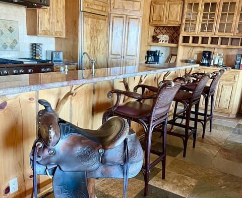 Saddle up to the breakfast bar!