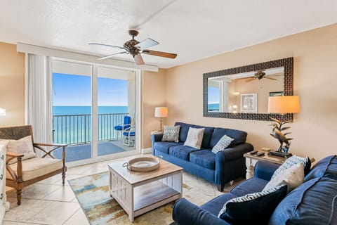 Relax in the living room to unwind from a day of fun