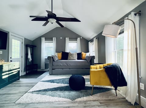 Daybed > couch. You will never be so comfortable watching your favorites!