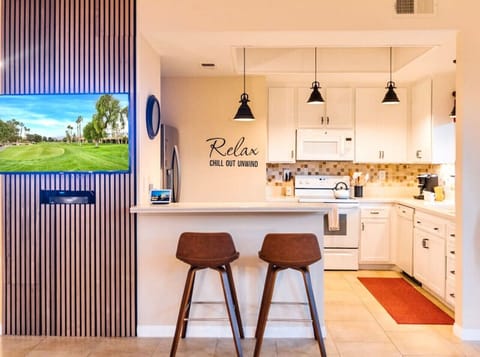 Upgraded kitchen.