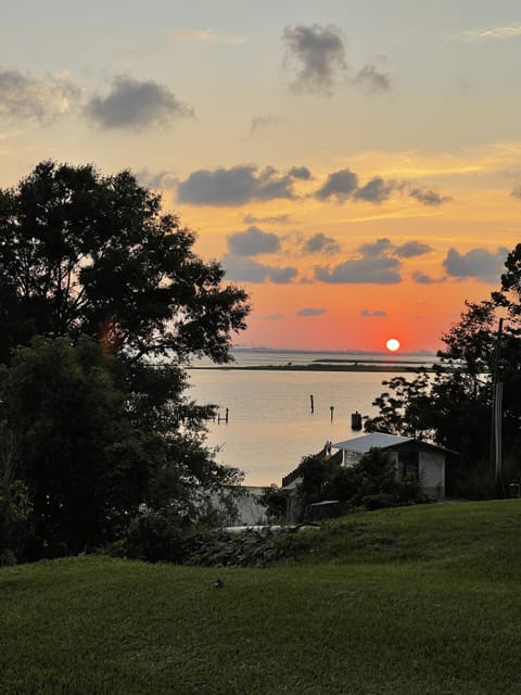 Sun setting on the Bay.