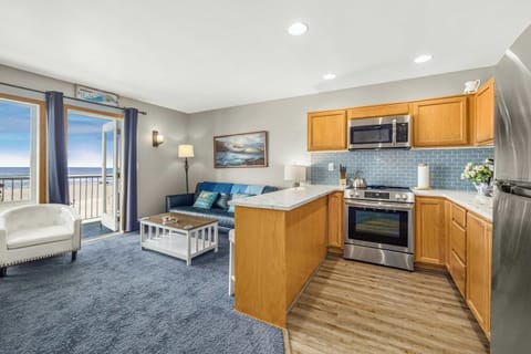 Enjoy a full kitchen