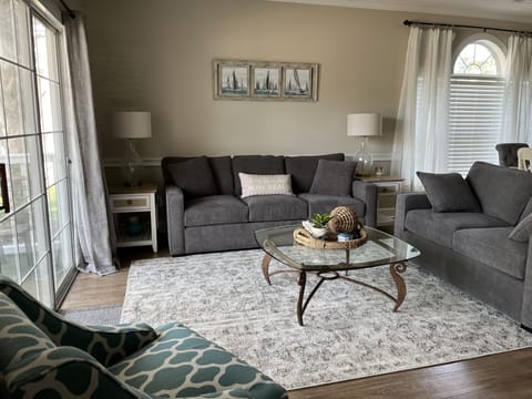 Living room with sleeper sofa