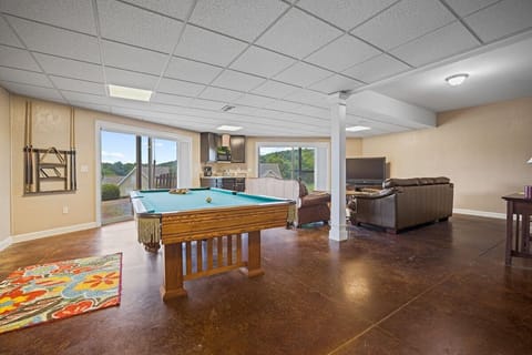 Pool Room in Basement