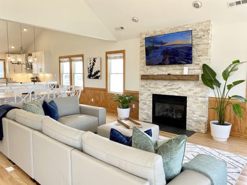 Luxury Leather Sectional! - Hosted by BeachVacationsOBX