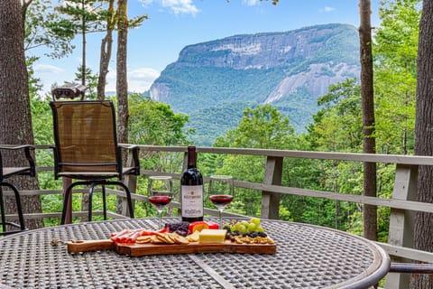 Whiteside Mt from our deck! You won't find a view that is much better than this!