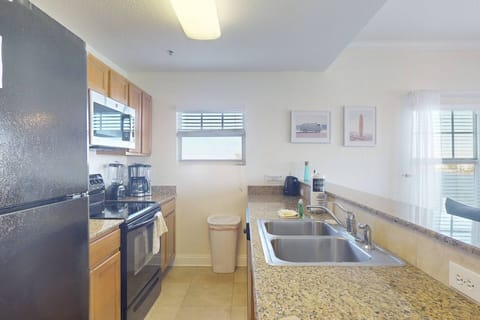 Fully Equipped Kitchen with Granite Counter Tops