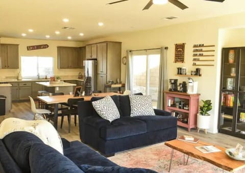 Open concept cozy living room