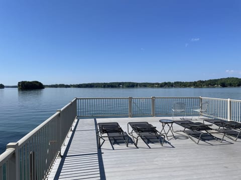 View from top of dock