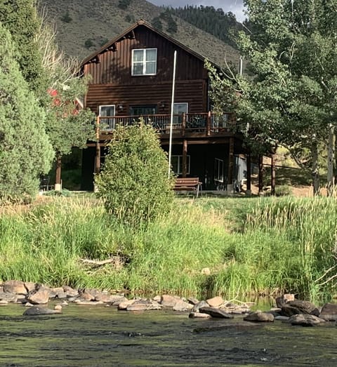 View from across the river