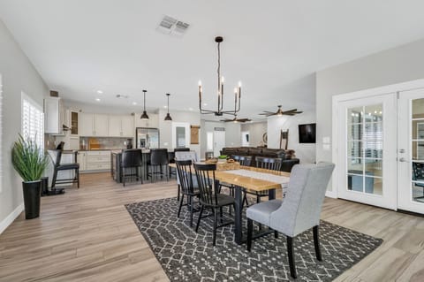 Standing in the dining room looking back towards the entryway.