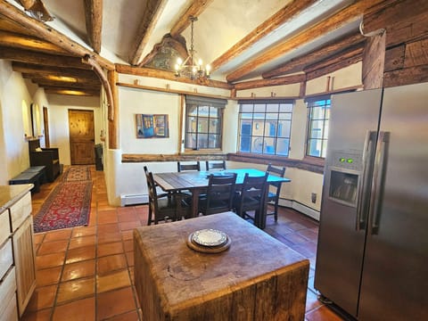 View to dining table from inside kitchen