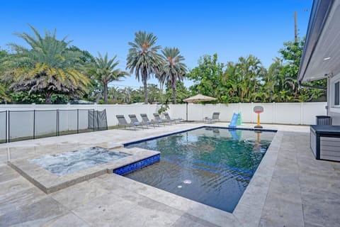 Jacuzzi and heated salt water pool