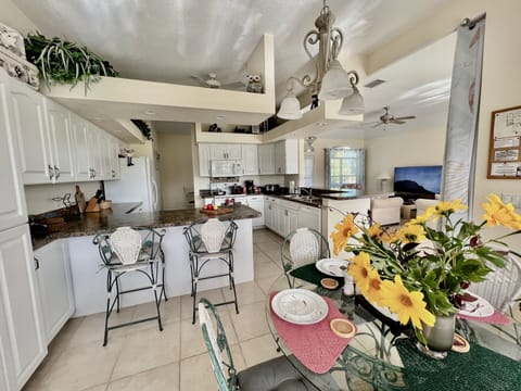 Kitchen with breakfast area