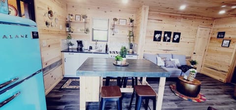 Kitchen connecting to deck!