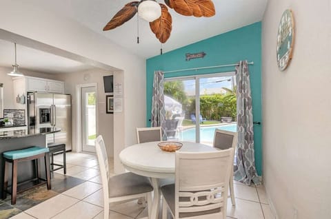 Dining Area with Pool Views