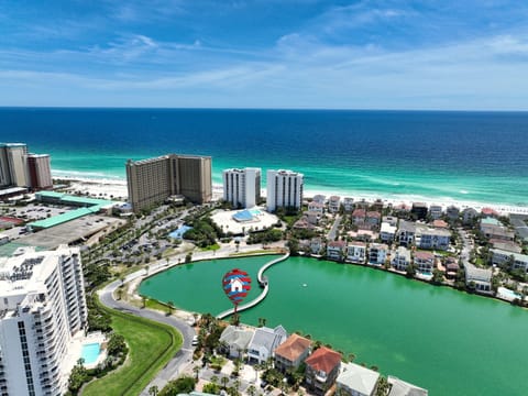 Just a quick walk across the bridge and you’re steps away from our private beach