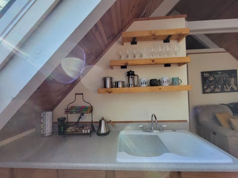 Wet bar for all your beverage needs.