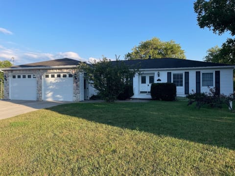 2 car garage for ORVs and snowmobiles