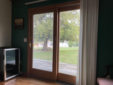 View of the river from the master suite