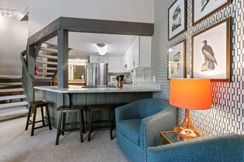 Open concept with island seating