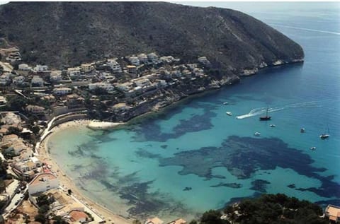 Moraira’s beach view 