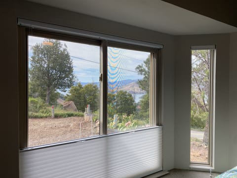 view of lake out twin room window