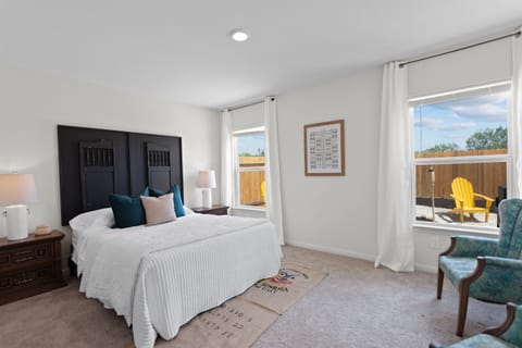 Cozy up in the queen bed and enjoy peaceful mornings with natural light and WiFi that reaches every room.